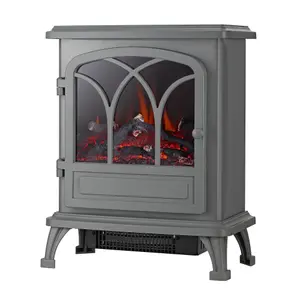 Focal Point Cardivik Grey Electric Stove (H)558mm (W)448mm