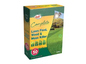 DOFF F-LM-050-DOF Complete Lawn Feed, Weed & Moss Killer 1.6kg DOFLM050