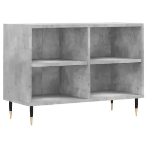 Berkfield TV Cabinet Concrete Grey 69.5x30x50 cm Engineered Wood