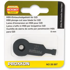 Proxxon HSS Plunge Saw Blade - 8mm wide