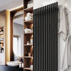 Terma 230V 2kW Heban Black Smart Vertical Oil-filled radiator