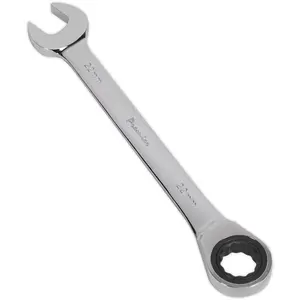 High-Performance 22mm Ratchet Combination Spanner in Chrome Vanadium Steel