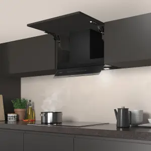 NEFF N70 D65XAM2S0B Metal & plastic Integrated Cooker hood (W)59.7cm - Black