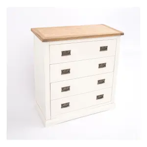 Cosenza 4 Drawer Chest of Drawers Bras Drop Handle