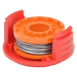 SPARES2GO Spool Cover & Line Compatible with Qualcast CLGT1825D CGT25 Grass Trimmer Strimmer