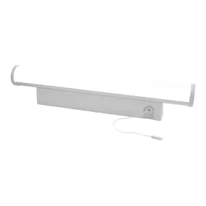 Matt White Bathroom Wired Wall light