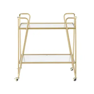 Peringer Metal Bar Cart