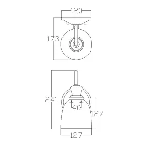 Kichler - Cora 1 Light Wall Light