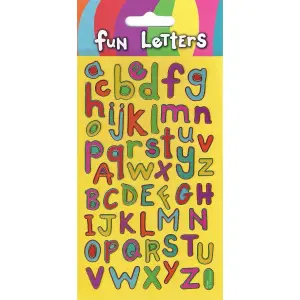 Paper Projects Fun Reusable Letters Sticker Multicoloured (One Size)