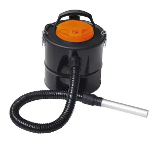 Ash Vacuum Cleaner - Ultra-Fine HEPA Filter -  Hoover For Wood Log Burner - Bagless Fireplace Dust Collector - Compact 10L