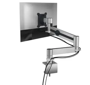 Durable Monitor Mount PRO with Arm for 1 Screen - Desk Clamp Attachment