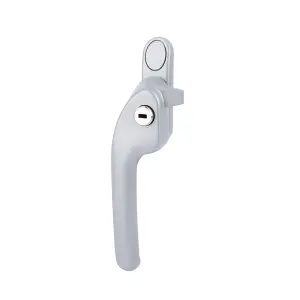 Timber Series Guru Cranked Locking Window Fastener - Premium Satin (Left Hand)