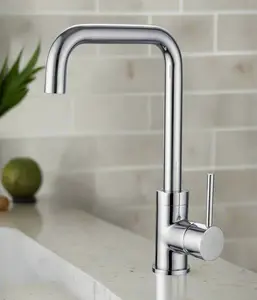 UK Homeliving Avalon Single Lever Mono Kitchen Mixer Tap Chrome