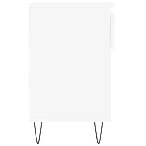 Berkfield Shoe Cabinet High Gloss White 102x36x60 cm Engineered Wood