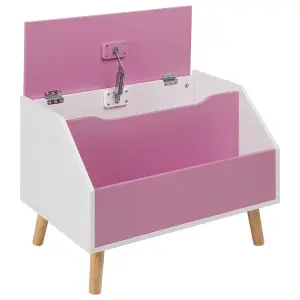 Beliani Modern Storage Cabinet Pink CASPER