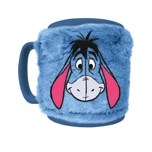 Winnie the Pooh Fluffy Eeyore Mug Blue (One Size)