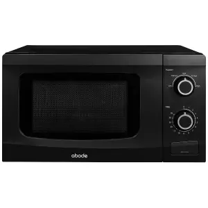 Abode AMM2001B, 20L Manual Microwave in Black