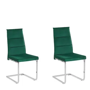 Bruno Upholstered Dining Chair Green