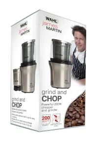 James Martin By WAHL ZX889 Grind & Chop Silver Electric Grinder