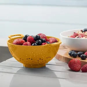 Zeal Premium Melamine Colander, Small 15cm, Mustard