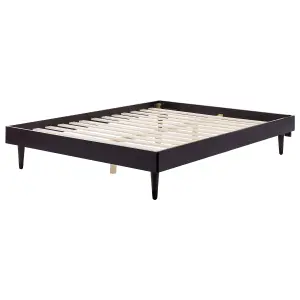 EU King Size Bed with LED Black TOUCY