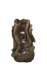 Aqua Creations Lakeland Woodland Falls Solar Water Feature