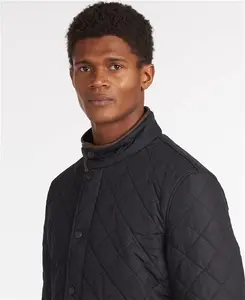 Barbour Powell Quilted Jacket Black M