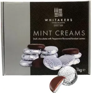 Chocolate Peppermint Creams Individually Wrapped (1Kg - 120 Mints)