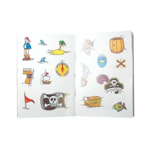 Transport A6 Sticker Book (Pack of 3) Multicoloured (One Size)