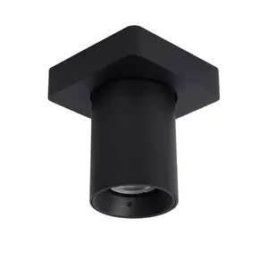 Lucide Nigel Modern Ceiling Spotlight - LED Dim to warm - GU10 - 1x5W 2200K/3000K - Black