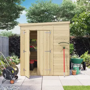 BillyOh Planthouse Tongue and Groove Pent Potting Wooden Shed - 8x6