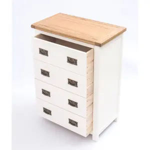 Lovere 4 Drawer Chest of Drawers Bras Drop Handle