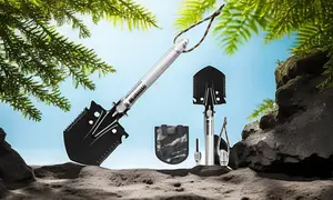 Outdoor Portable Multi-Function Folding Military Shovel Shovel Camping Tool