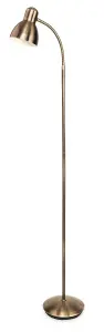 Luminosa Morgan 1 Light Floor Light Antique Brass, E27