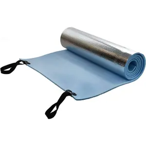 MantraRaj Set Of 2 Insulated Foam Roll Up Eva Foam Mat Sleeping Mattress For Camping, Picnic, Hiking, Travel, Yoga, Pilates, Gym