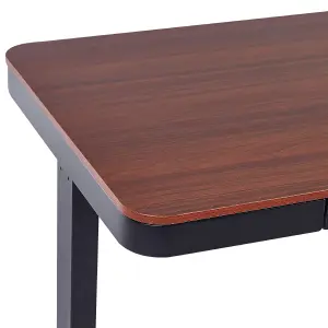 Adjustable Desk Electric Dark Wood KENLY