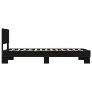 Berkfield Bed Frame without Mattress Black 100x200 cm