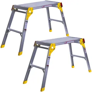 Excel 700 x 300mm Heavy Duty Multi Purpose Platform Work Bench Folding Hop Up Pack of 2