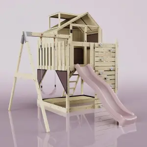 PolarPlay Kids Climbing Tower & Playhouse with Swing and Slide - Swing Brenna Rose