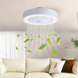 55cm 5 - Blade LED Ceiling Fan with Remote Control and Light Kit Included