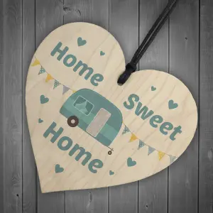 Caravan Sign HOME SWEET HOME Plaque Campervan Holiday Sign Home Decor Family Gift