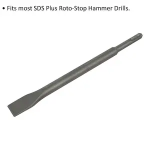 20 x 250mm Wide Impact Chisel - SDS Plus Shank - Demolition Breaker Steel