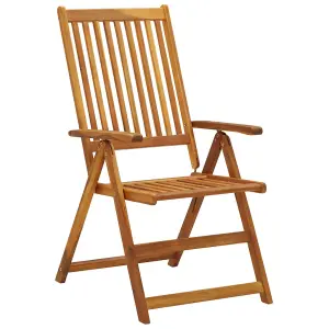 Berkfield Folding Garden Chairs 8 pcs Solid Acacia Wood