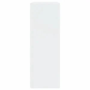 Shoe Cabinet White 80x34x96.5 cm Engineered Wood