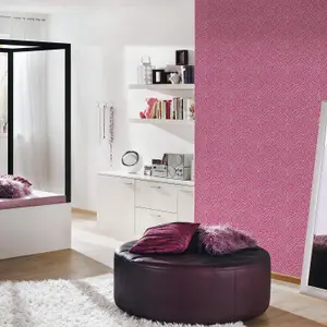 AS Creation Pink Animal Print Wallpaper Textured Paste The Wall Blown Vinyl