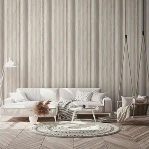 Galerie The New Design Book Bronze Brown Stripe Wallpaper