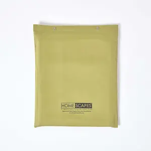 Homescapes Olive Green Egyptian Cotton Flat Sheet 1000 Thread Count, Double