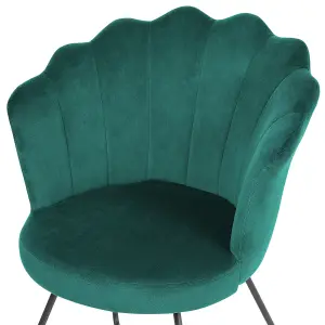 Armchair LOVELOCK Velvet Emerald Green