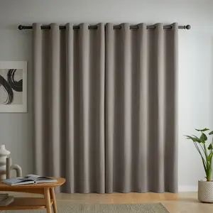 Wilson Blackout Thermal Curtains Grey / 117cm Width x 213cm Drop