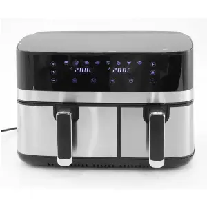 Dual Zone Air Fryer 8.2L Electric Cooker Pot